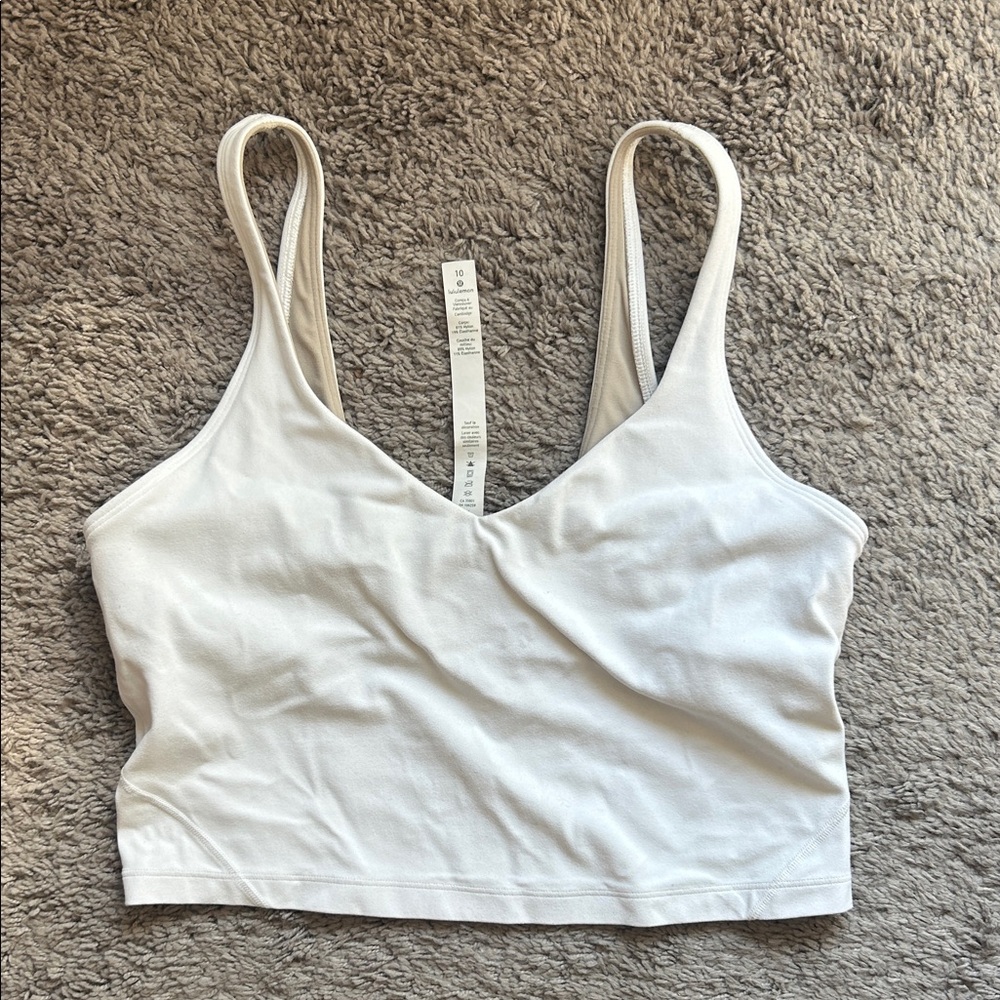 Lululemon Athletica White Align Tank Top